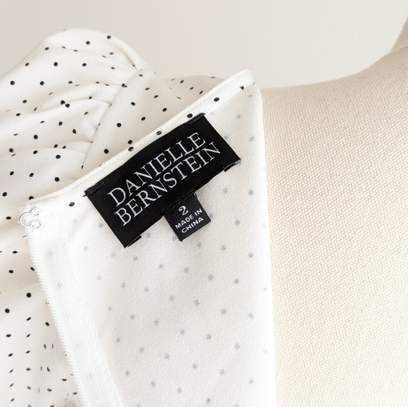 DANIELLE BERNSTEIN Puff Sleeve Midi Dress - Picture 6 of 9